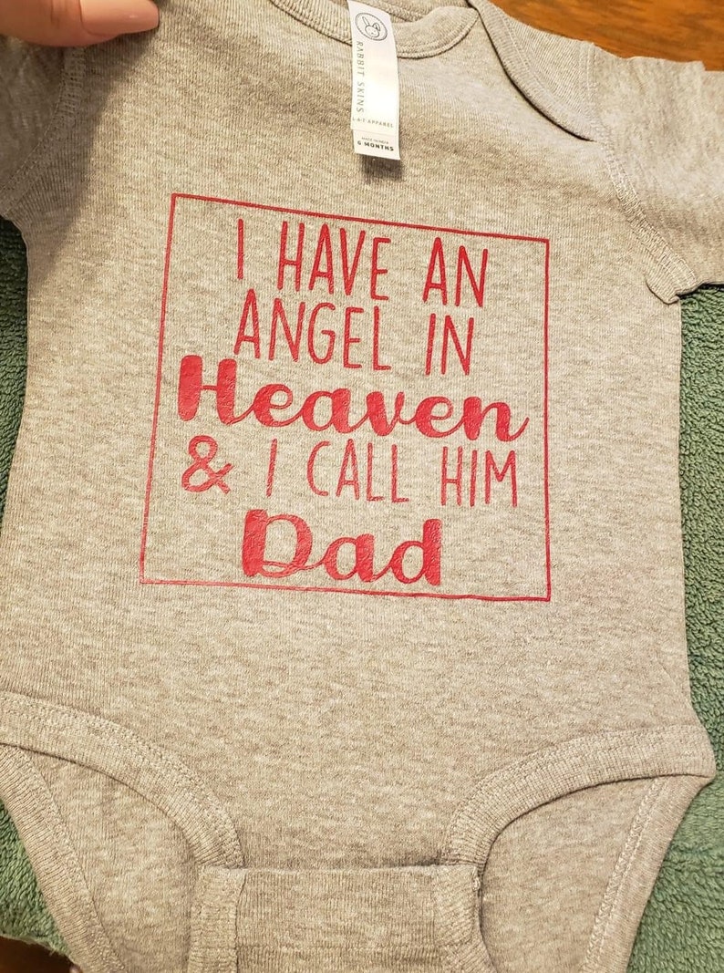 Download SVG I have an Angel In Heaven and I call him Dad Shirt ...