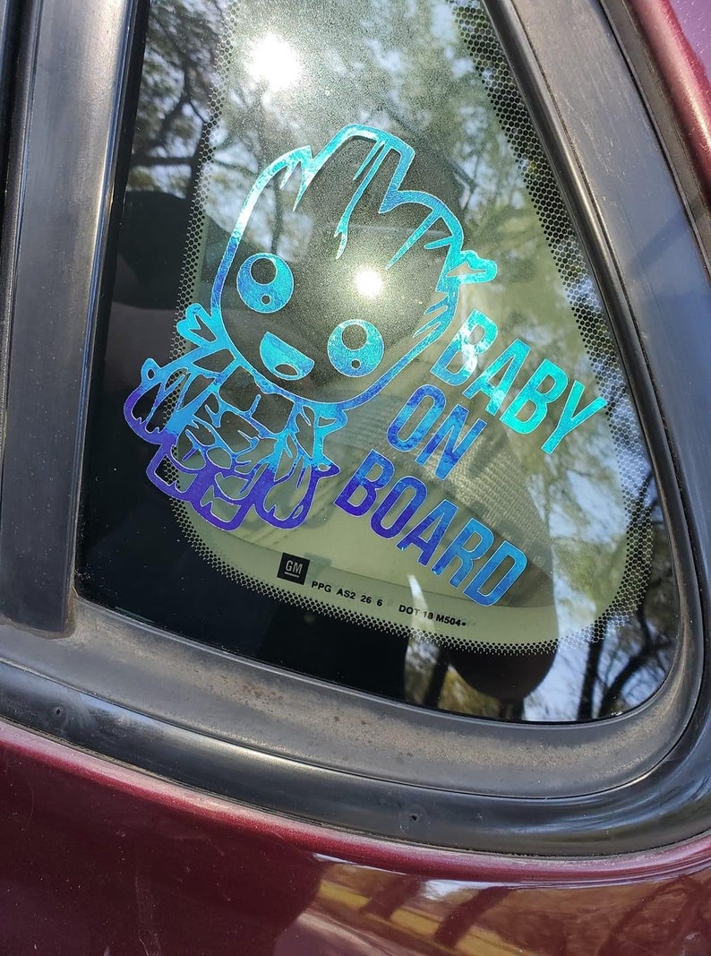 Download SVG Car Decal Cut File Baby Groot Baby On Board | Etsy