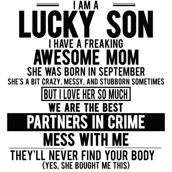 Free Free 87 Lucky Son Svg SVG PNG EPS DXF File