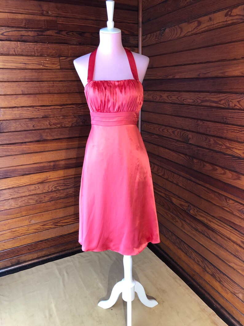 Slip Dress Silk Dress Satin Dress Halter Dress Bias Cut Etsy