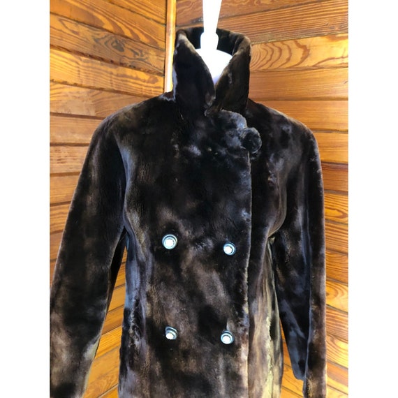 Vintage Fur Coat, 40s Fur Coat, Swing Coat, 50s F… - image 4