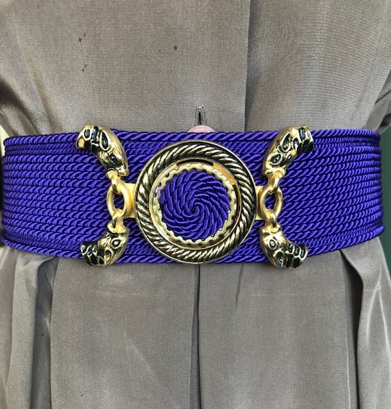 German Austrian Dress Belt, Wide Belt, Festival B… - image 1