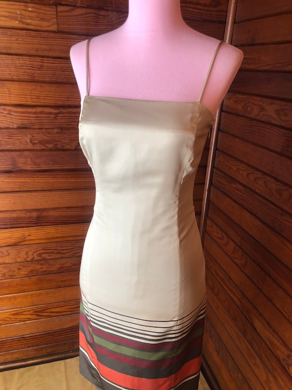 Vintage Slip Dress, Slip Dress, Silk Slip Dress, 90s Slip Dress, 90s Dress, 90s Silk Dress, Silk Dress  | Small View 3
