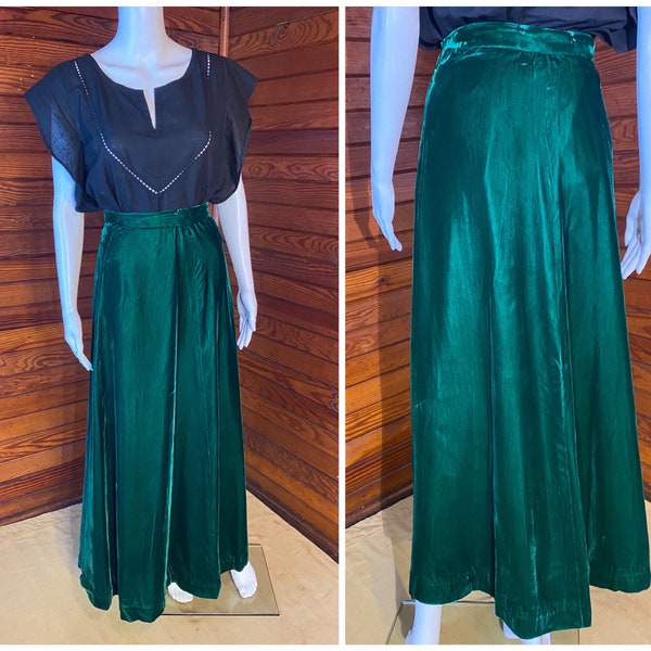 Velvet Skirt, Green Velvet Skirt, Velvet Dress, Velvet Maxi Dress, Green Velvet Dress | XSmall