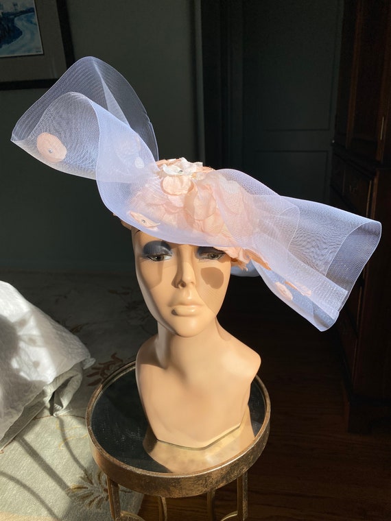 Vintage Hat, Straw Hat, Picture Hat, Summer Hat, … - image 2