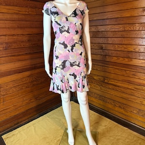 Slip Dress, Silk Slip Dress, Bias Cut Dress, Sheer Silk Dress, Vintage Ann Taylor, 90s Slip Dress | Size 2P, XS