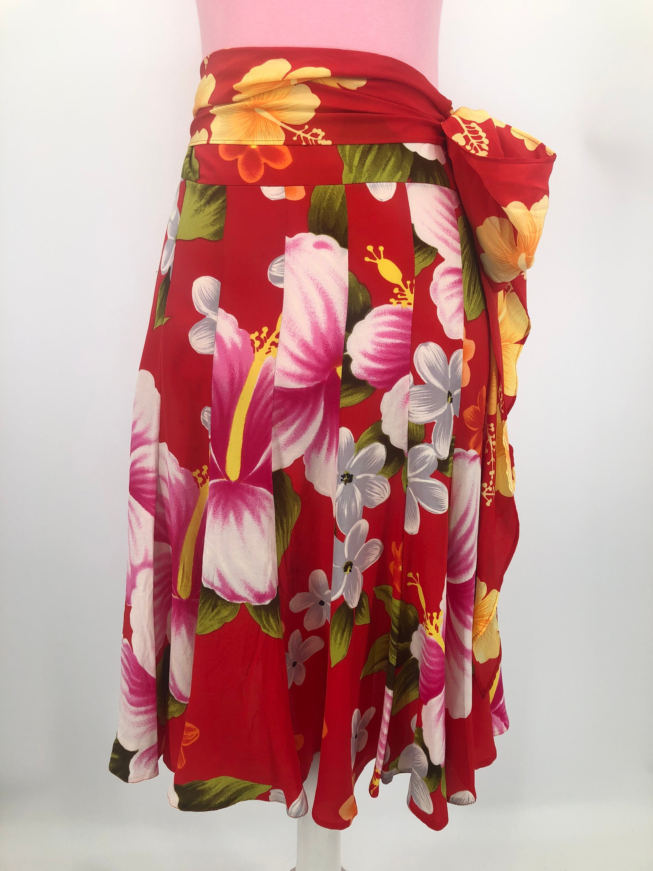Hawaiian wrap around skirts