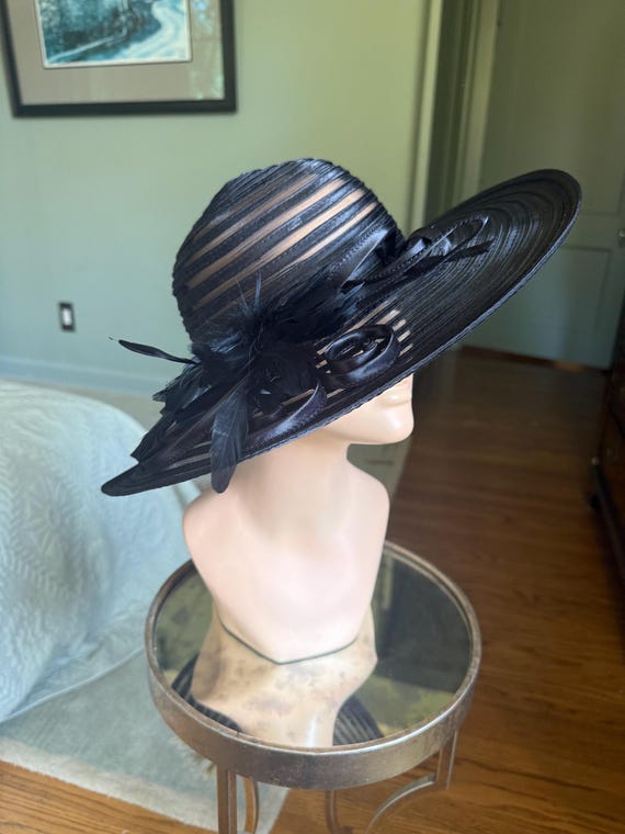 Vintage Hat, Straw Hat, Vintage, Picture Hat, 194… - image 3