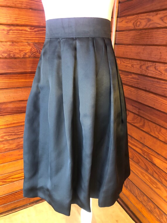 Skater Skirt, High Waist Skirt, Black Skirt, Plea… - image 2