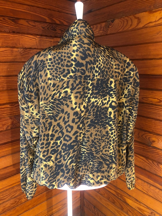 80s Jacket, Leopard Jacket, Leopard Coat, Leopard… - image 9
