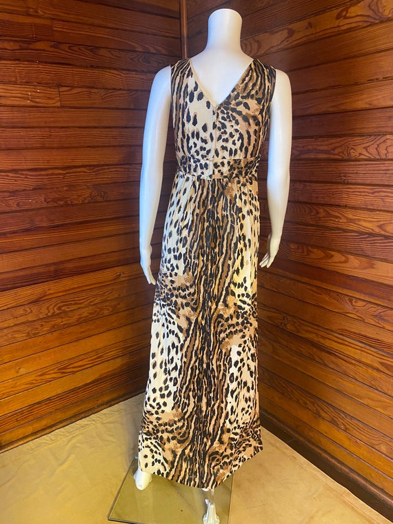 Animal Print Dress, 60s Dress, 70s Dress, Vintage… - image 9