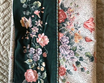 Vintage Pillowcase,  Vintage Bedding, Cottagecore Bedding, Vintage Linens, French Linens, Laura Ashley Bedding | Standard