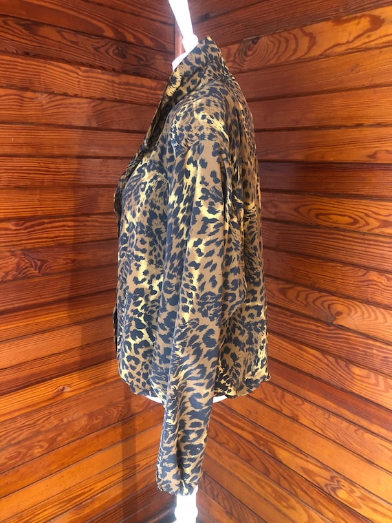 80s Jacket, Leopard Jacket, Leopard Coat, Leopard… - image 6