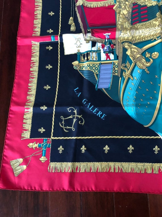 Hermes Vue du Carosse 100% Silk Scarf Vintage Exc… - image 2