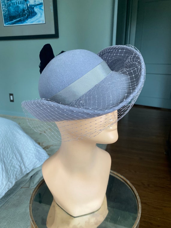 Vintage Hat, 40s Hat, 30s Hat, 80s Hat, Vintage R… - image 3