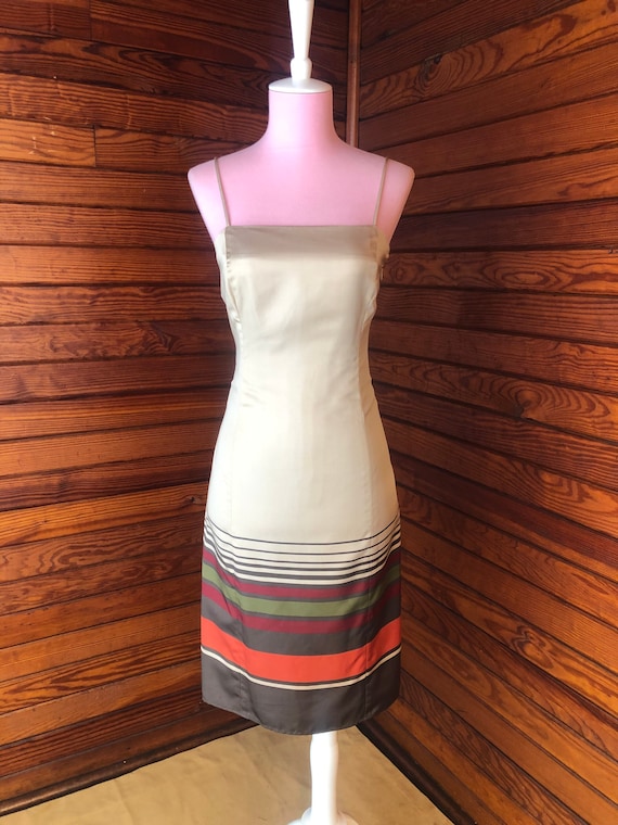 Vintage Slip Dress, Slip Dress, Silk Slip Dress, 90s Slip Dress, 90s Dress, 90s Silk Dress, Silk Dress  | Small View 2