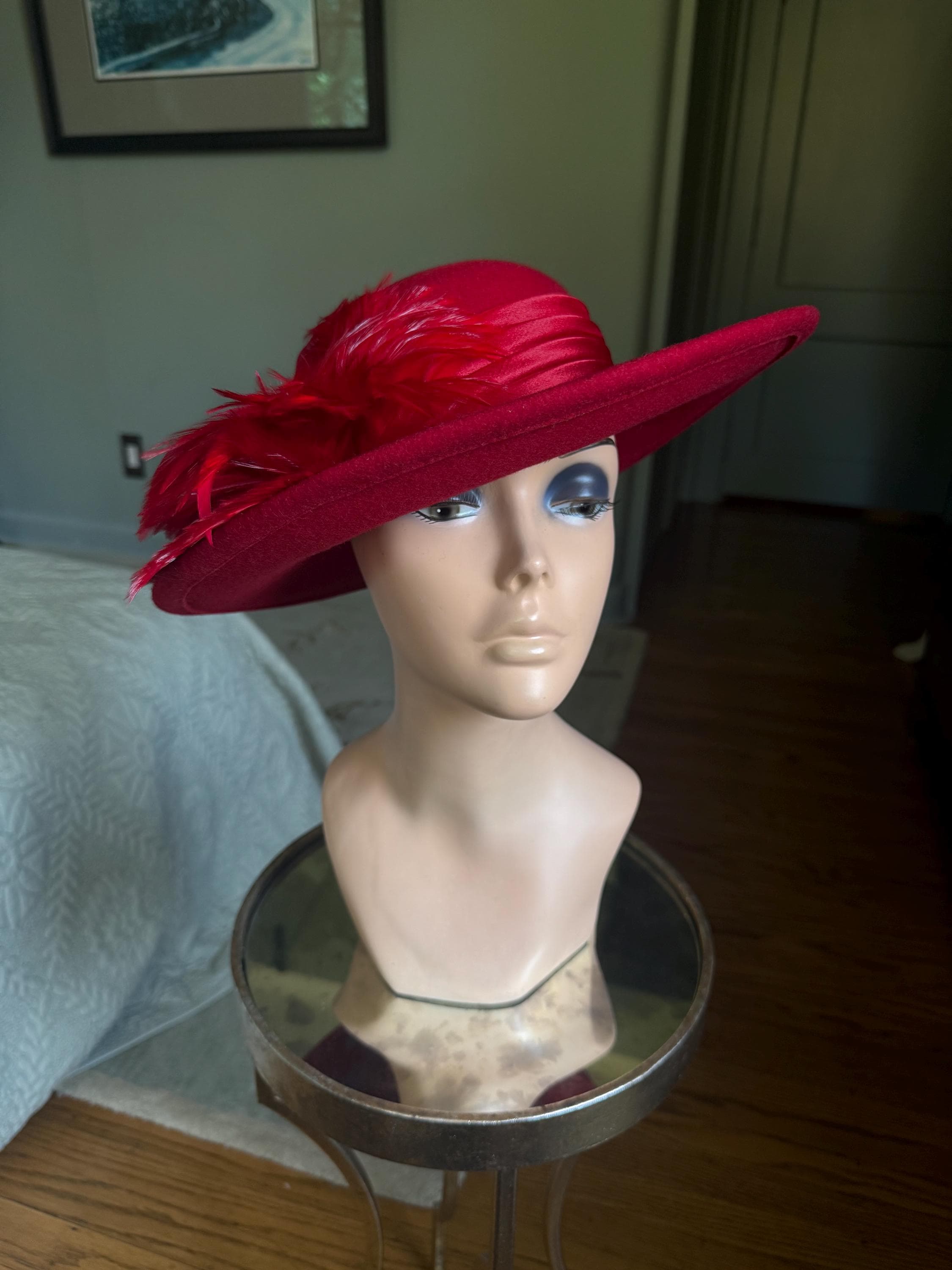 Red Church Hats for Women - Etsy, image size:2250x3000