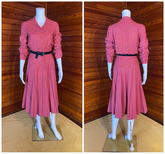 Vintage Day Dress, 50s Cotton Dress, Day Dress, 1… - image 1