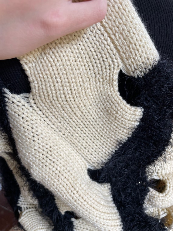 Angora Sweater, 80s Sweater, Batwing Sweater, Fla… - image 7