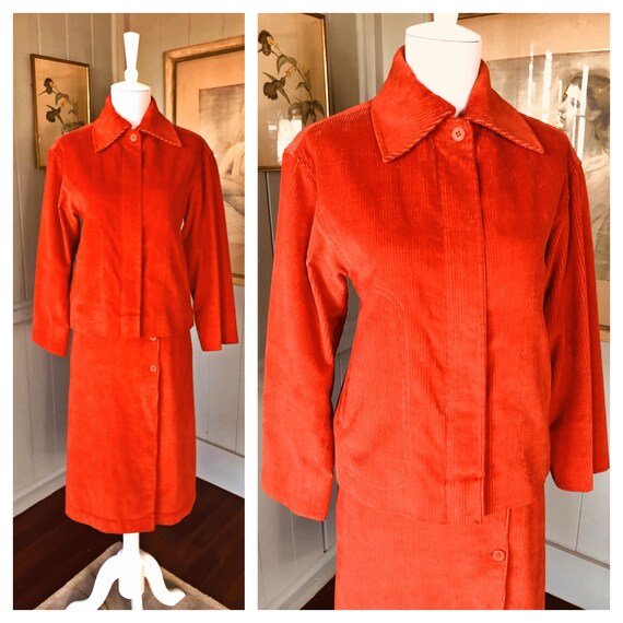 Women's Suit, Mod Suit, Corduroy Suit, Suit, Mod D