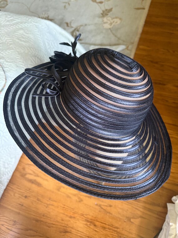 Vintage Hat, Straw Hat, Vintage, Picture Hat, 194… - image 5