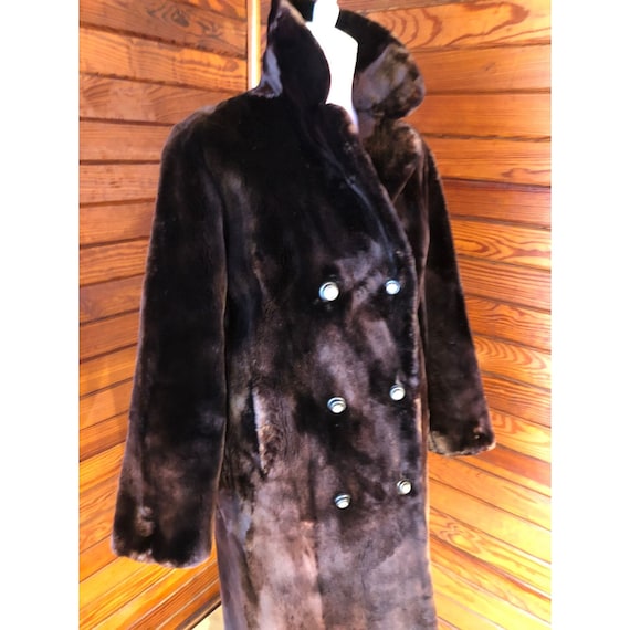 Vintage Fur Coat, 40s Fur Coat, Swing Coat, 50s F… - image 6