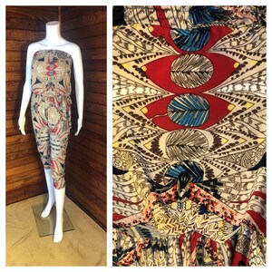 Años 90, Pantalones, Vestido multicultural, Mono vintage, Mono de los 90, Mono corto vintage, Vestido hawaiano, Mono, Traje de pantalón vintage / Pequeño