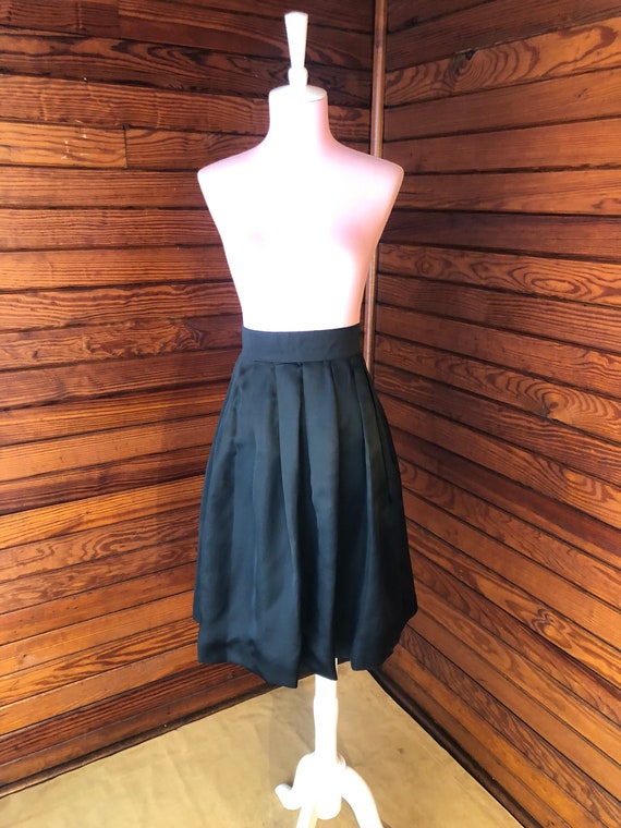 Skater Skirt, High Waist Skirt, Black Skirt, Plea… - image 9