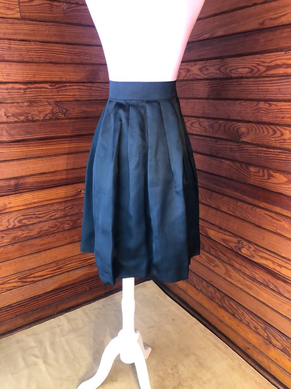 Skater Skirt, High Waist Skirt, Black Skirt, Plea… - image 7