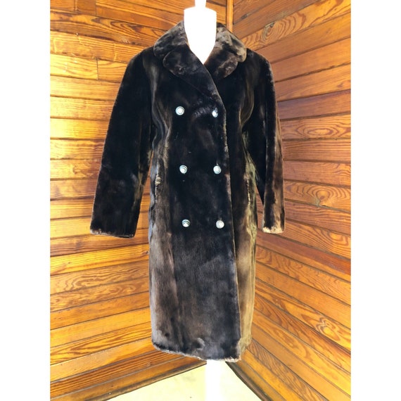 Vintage Fur Coat, 40s Fur Coat, Swing Coat, 50s F… - image 3