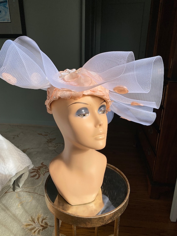 Vintage Hat, Straw Hat, Picture Hat, Summer Hat, … - image 3