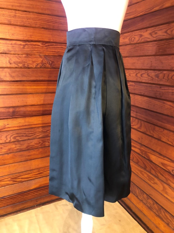 Skater Skirt, High Waist Skirt, Black Skirt, Plea… - image 6