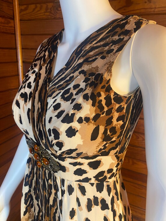 Animal Print Dress, 60s Dress, 70s Dress, Vintage… - image 8