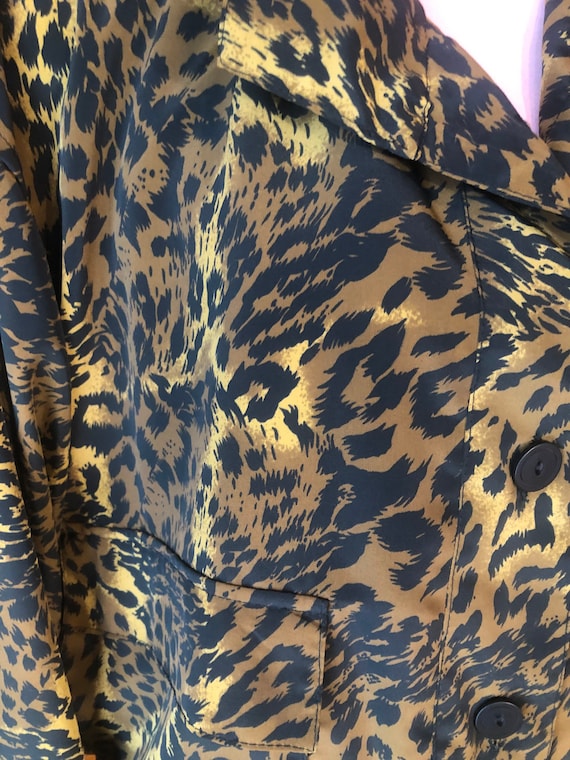 80s Jacket, Leopard Jacket, Leopard Coat, Leopard… - image 5