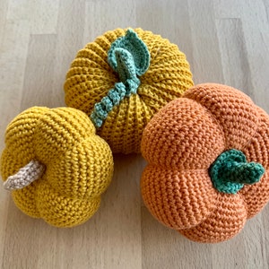 Crochet Pumpkins For Table Decoration