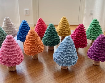 Crochet Tree with Cork Stem - Tabledecoration