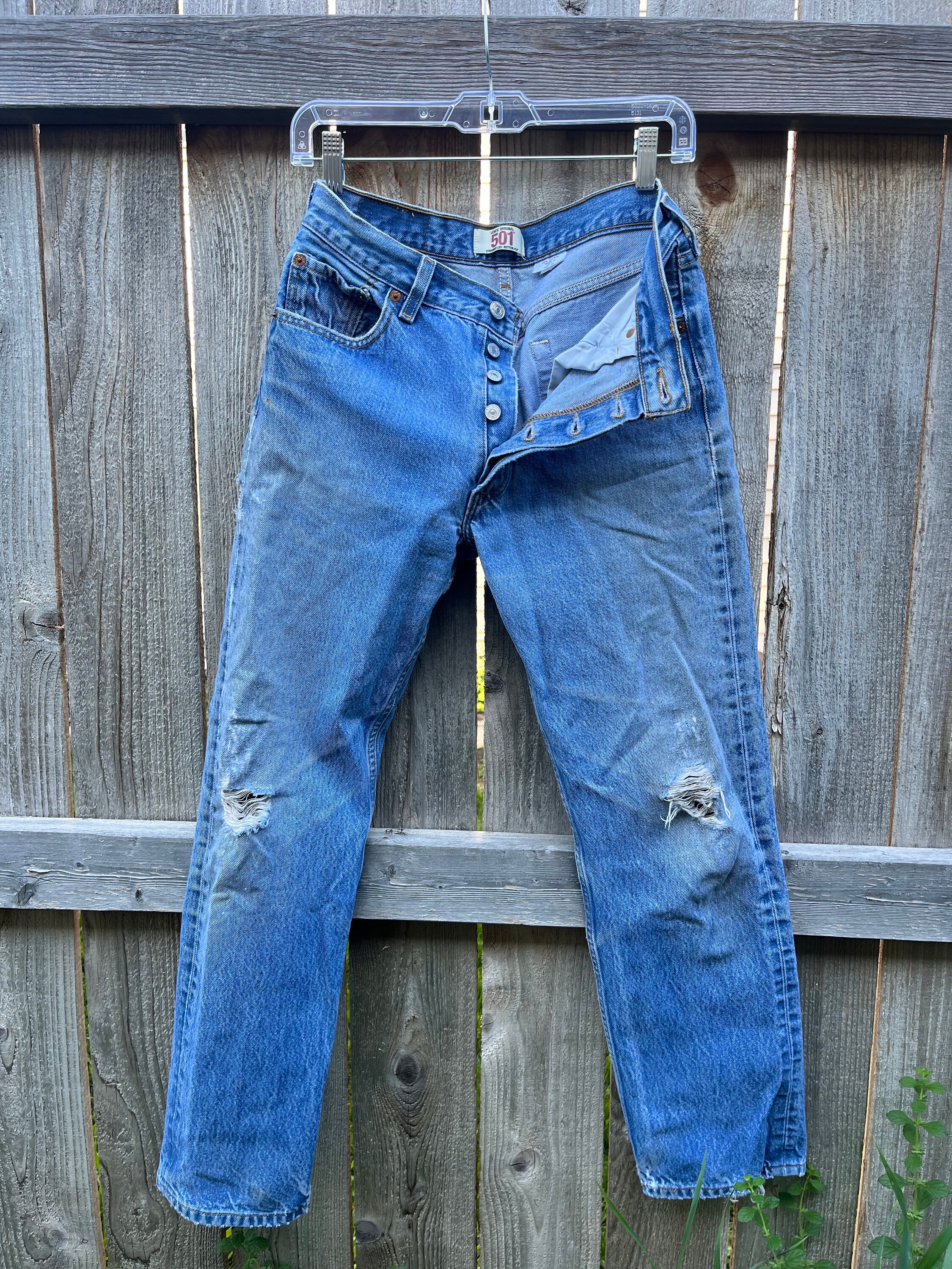 Vintage Levi 501 Jeans - W31 L34 #1 - Etsy