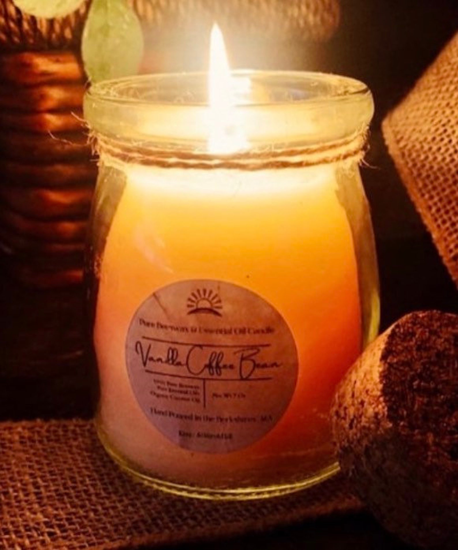 Coffee Scented Candle / Naturally Scented Candle Etsy