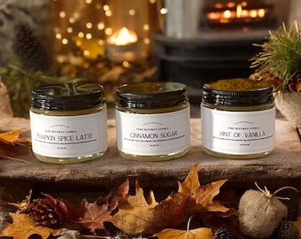 Beeswax Fall Mini Candles