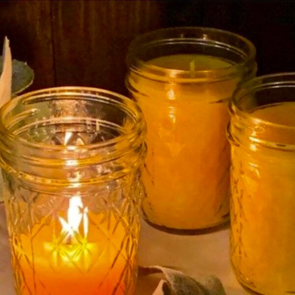Mason Jar Candle Etsy