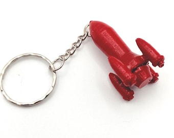 Red Rocket Keyring