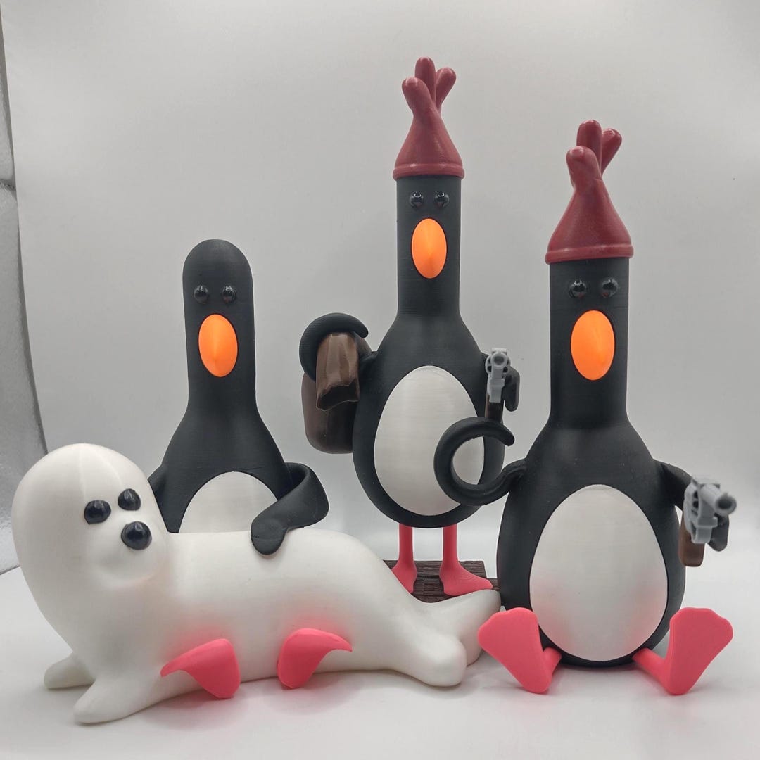 Wallace, Grommit & Feathers Mcgraw - Etsy