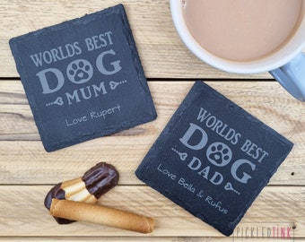 World's Best Dog Mum/Dad Coaster