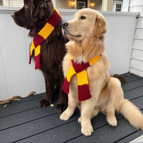 Wizard Scarf for Dogs: EXTRA-LARGE | dog costume | Wizard Costume | Pet Scarf | Dog Scarf | Cat Scarf