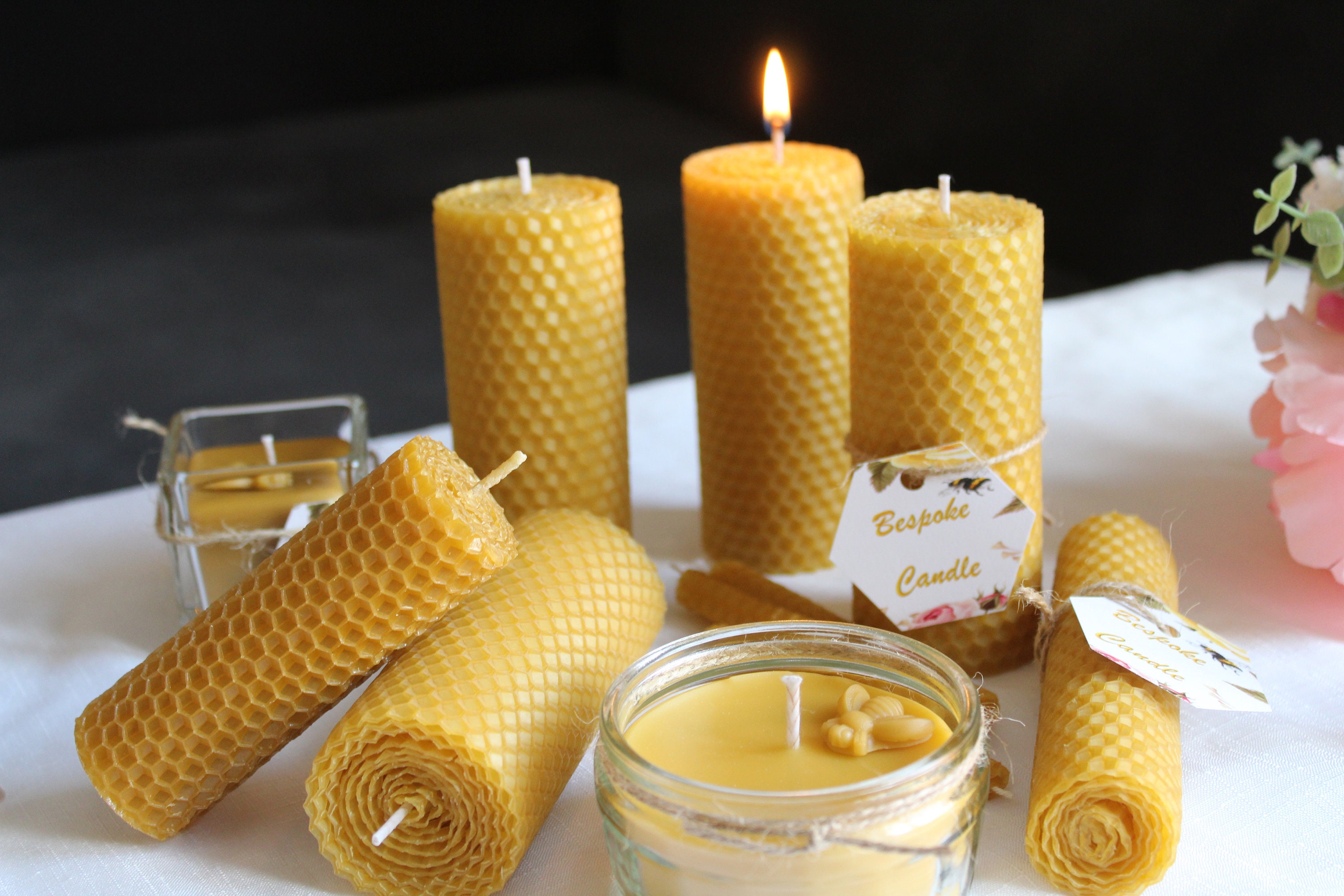 Craft Cottage - Surprisingly Simple Embellished Beeswax Candles