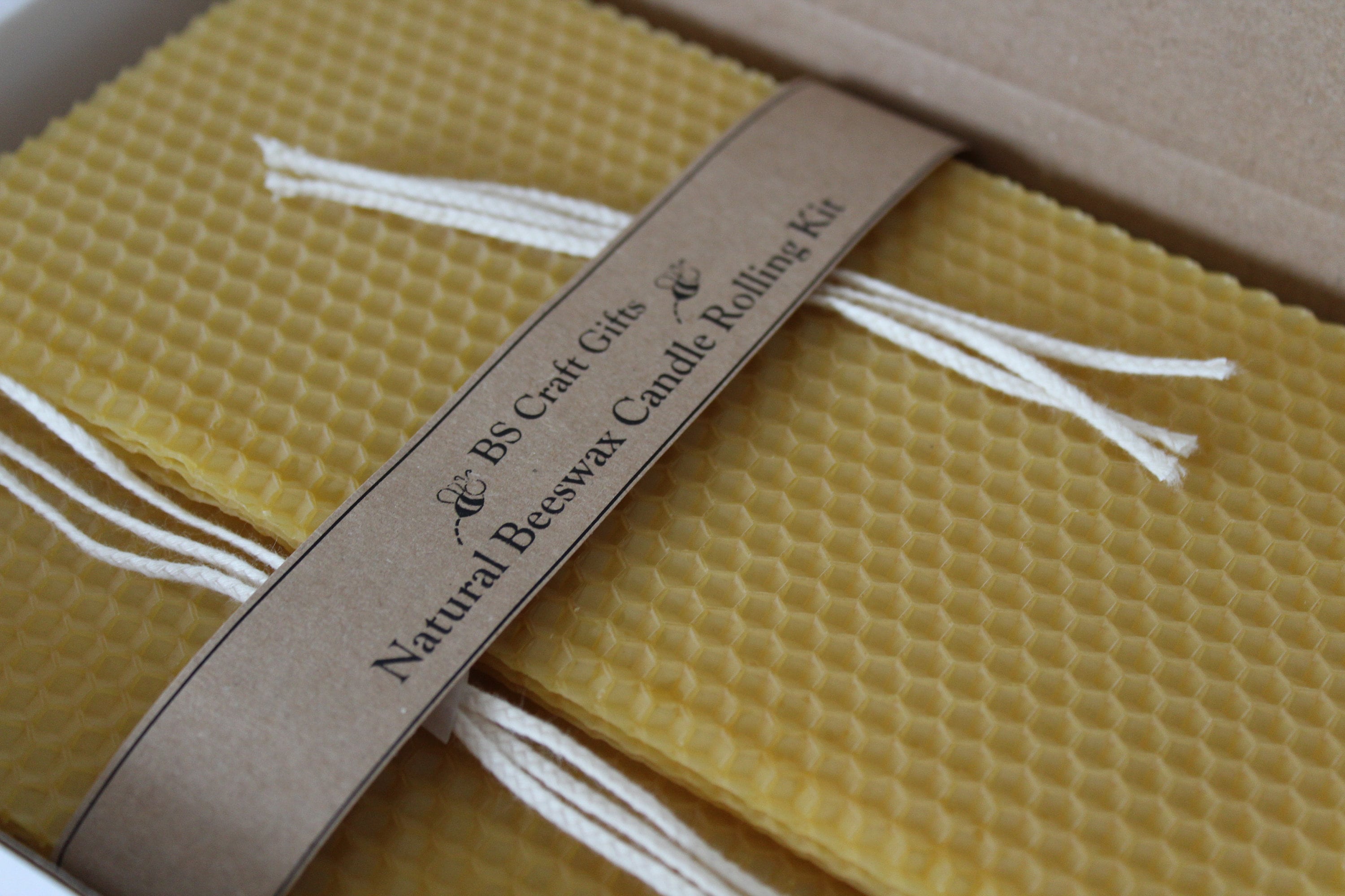 Beeswax Sheets Candle Making Kit Make Own Candle Beeswax Etsy