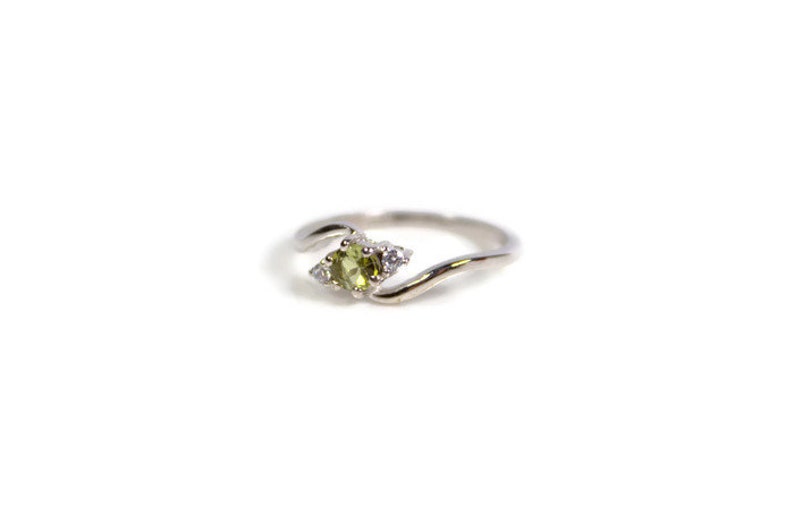 92.5 Sterling Silver ring,Gemstone ring,Tourmaline Handmade jewelry,October birthstone,Promise ring Natural Green Tourmaline ring AAA R47