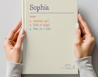 Personalized Journal for Teen Girls: Custom Name Journal Birthday Gift