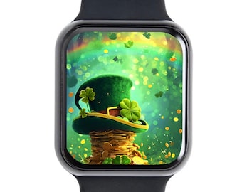 St Patricks WATCH FACE, St Patricks Day Apple Watch Face, Apple Watch St Patricks Face, St Patricks Apple Watch Wallpaper, téléchargement numérique
