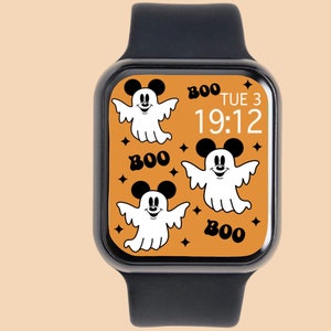 Sfondo Apple Watch per quadrante HALLOWEEN, sfondo orologio, download digitale